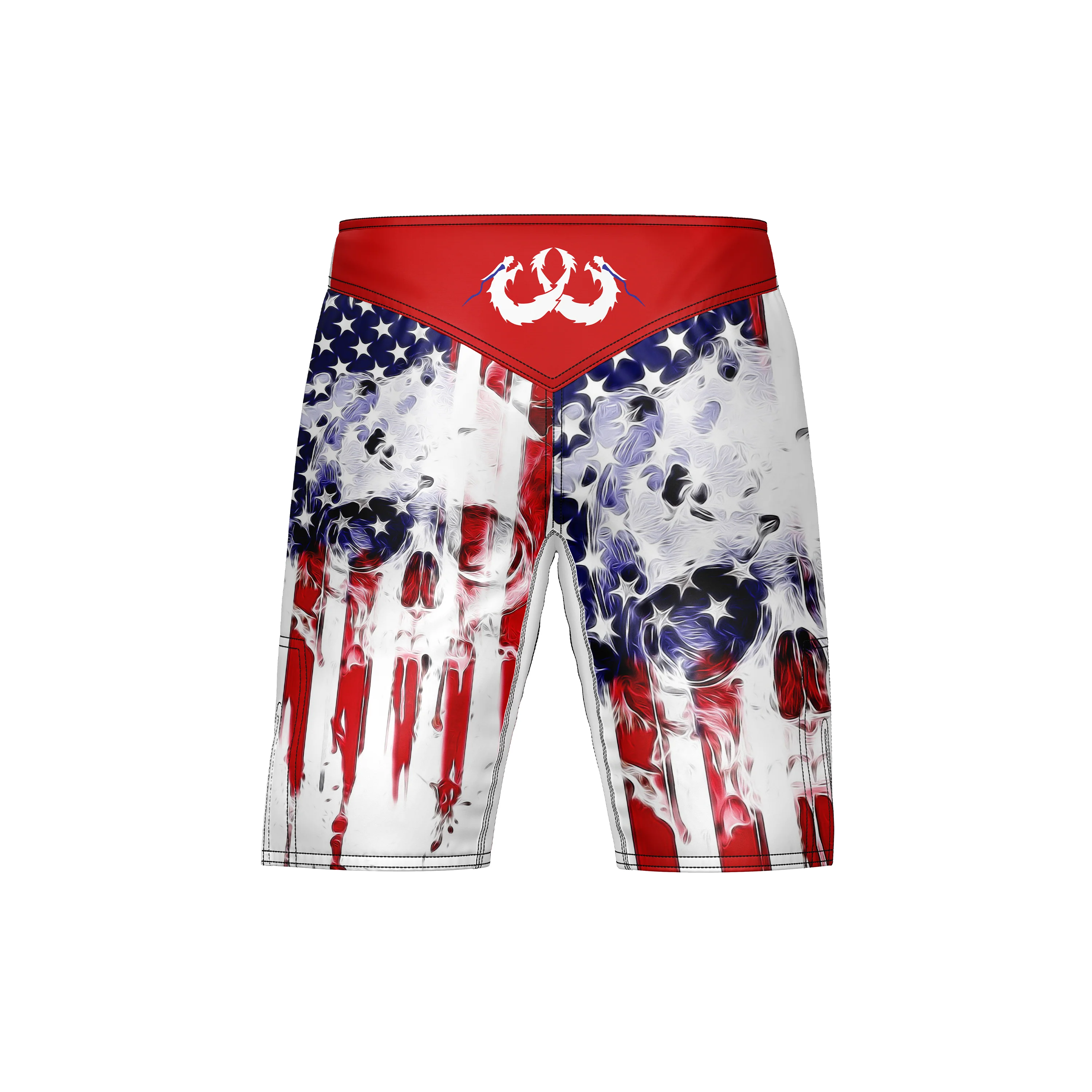 American Patriotic MMA Shorts - Image 3