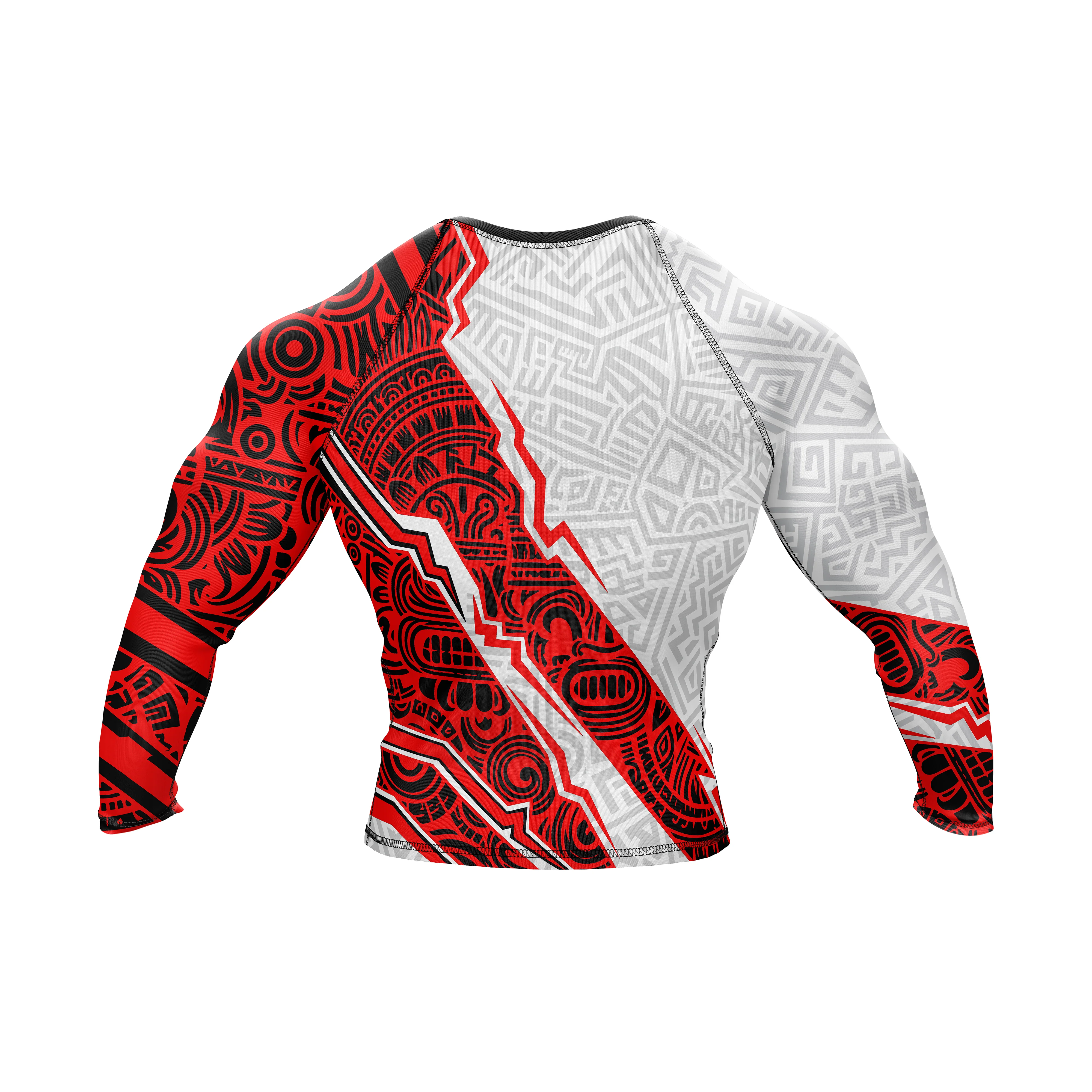 Black Aztec Guard Compression Top - Image 3