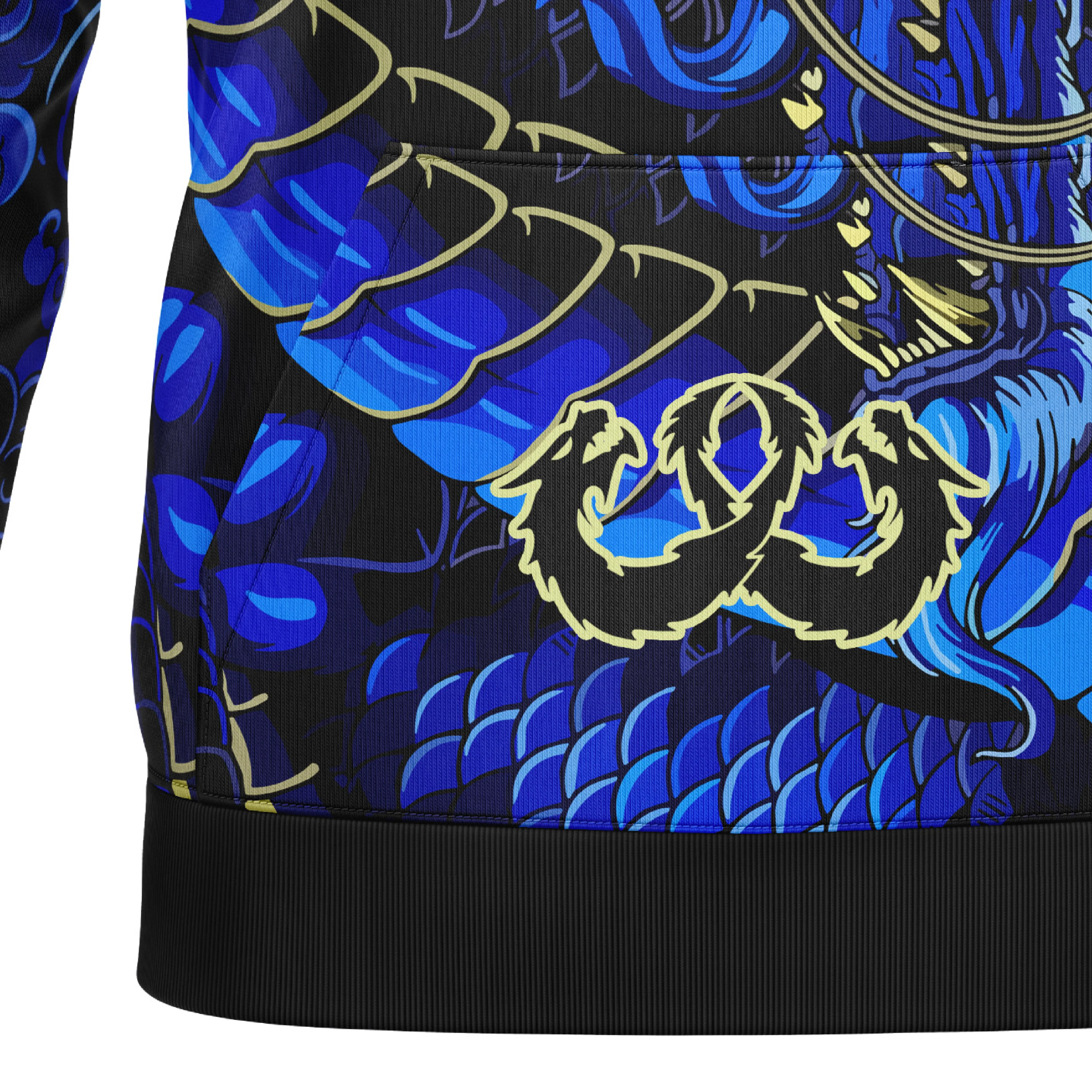 Blue Fury Hoodie For Men & Women - Image 5
