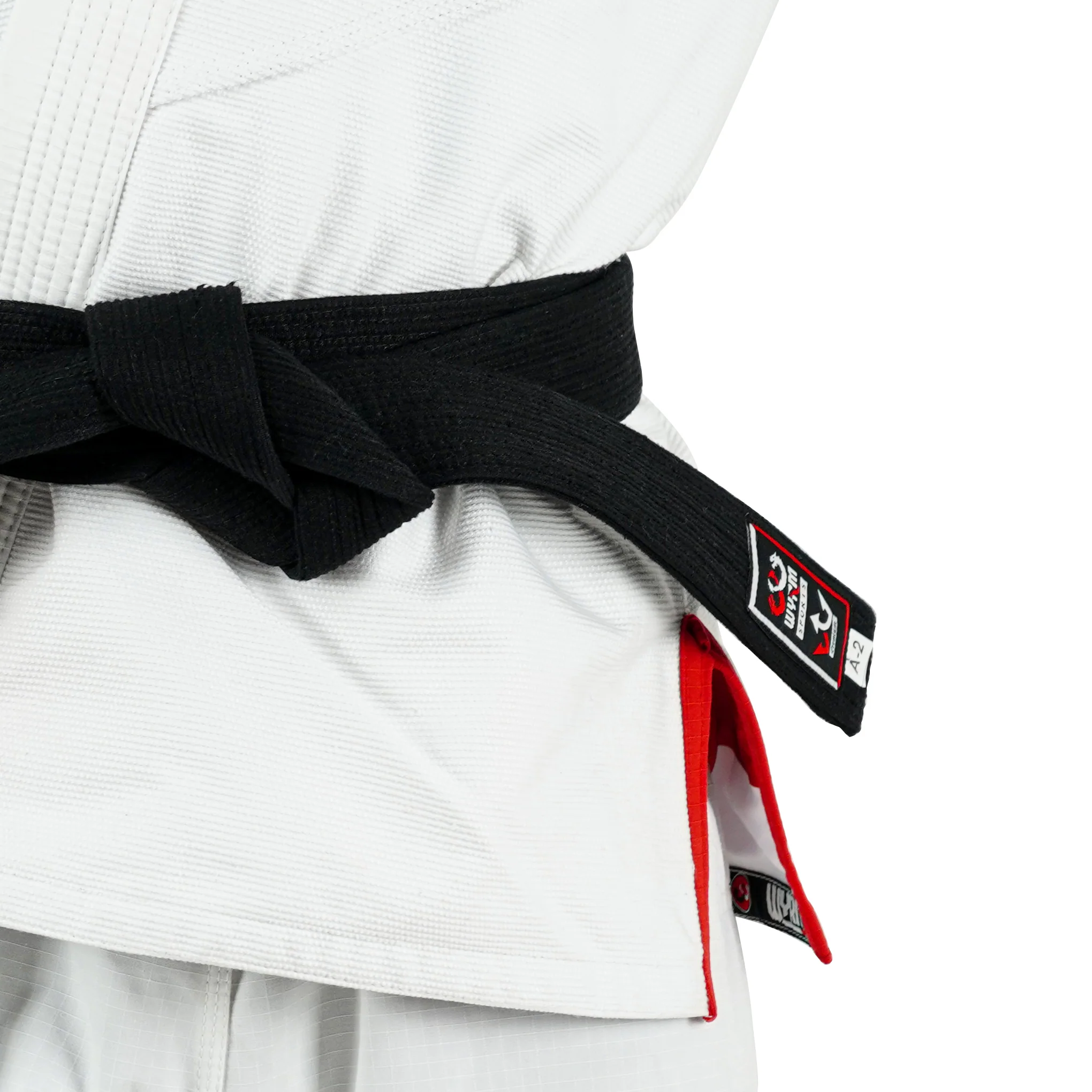Brazilian White Brazilian Jiu Jitsu Gi With Built-in Rash Guard - Image 5