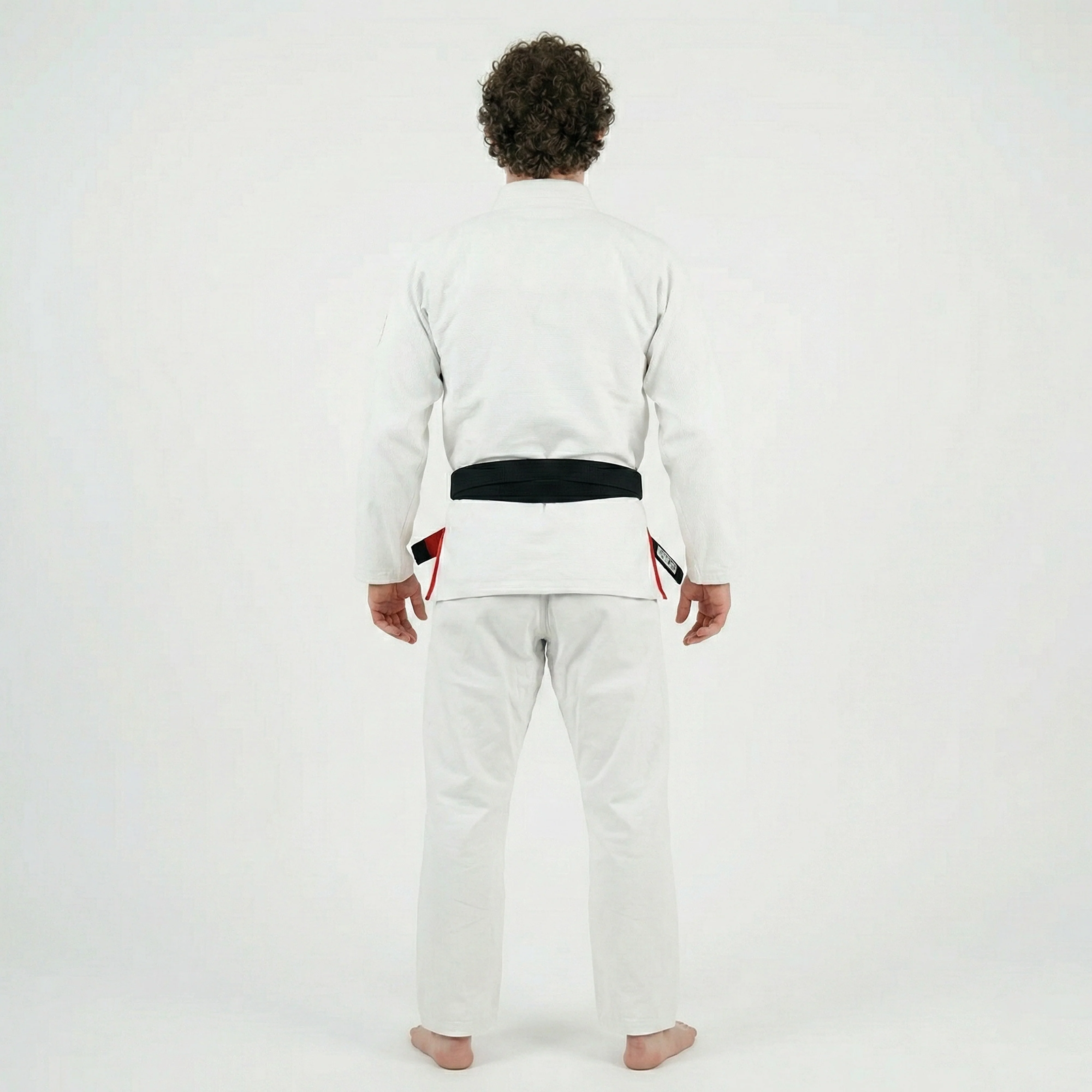 Canadian White Brazilian Jiu Jitsu Gi With Built-in Rash Guard - Image 4