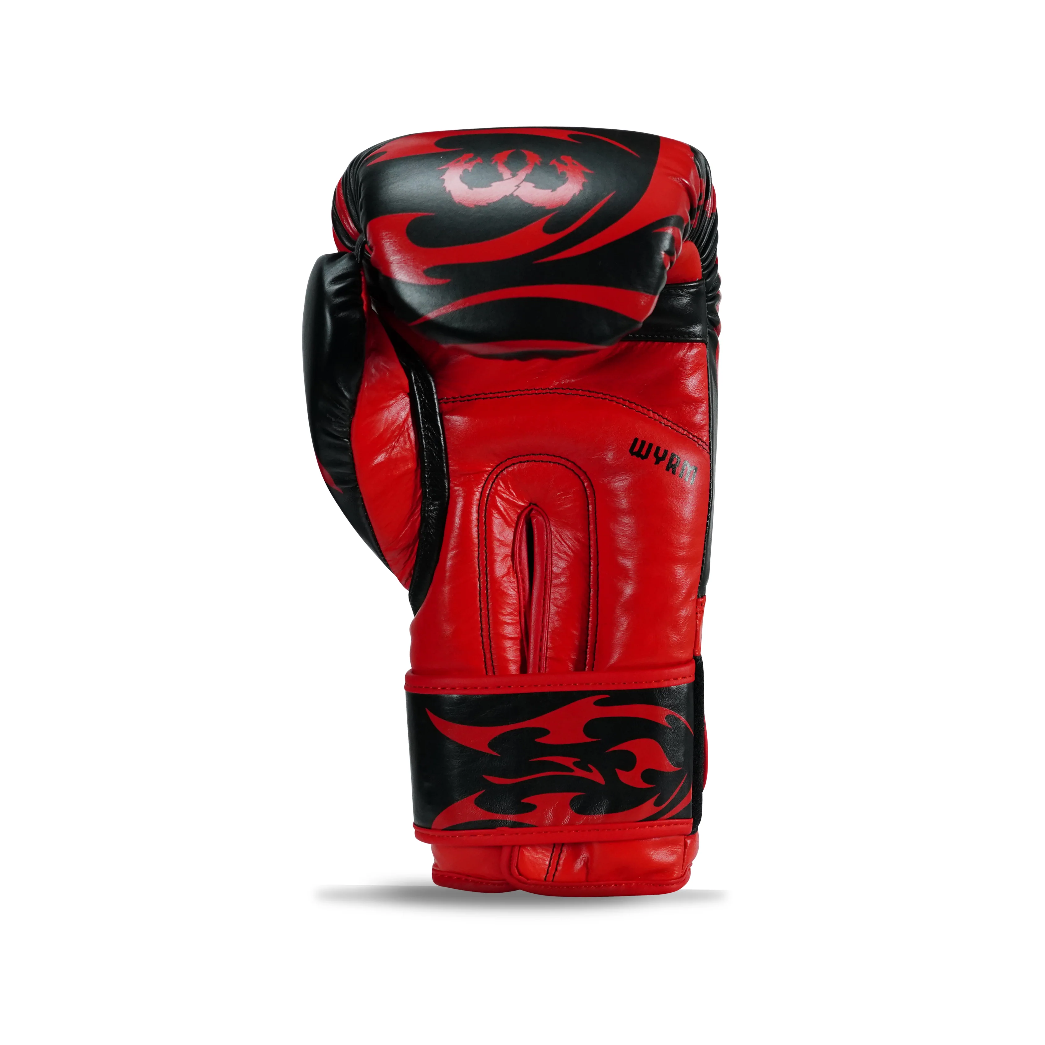 Canelo Black/Red Genuine Leather Boxing Gloves - Image 6