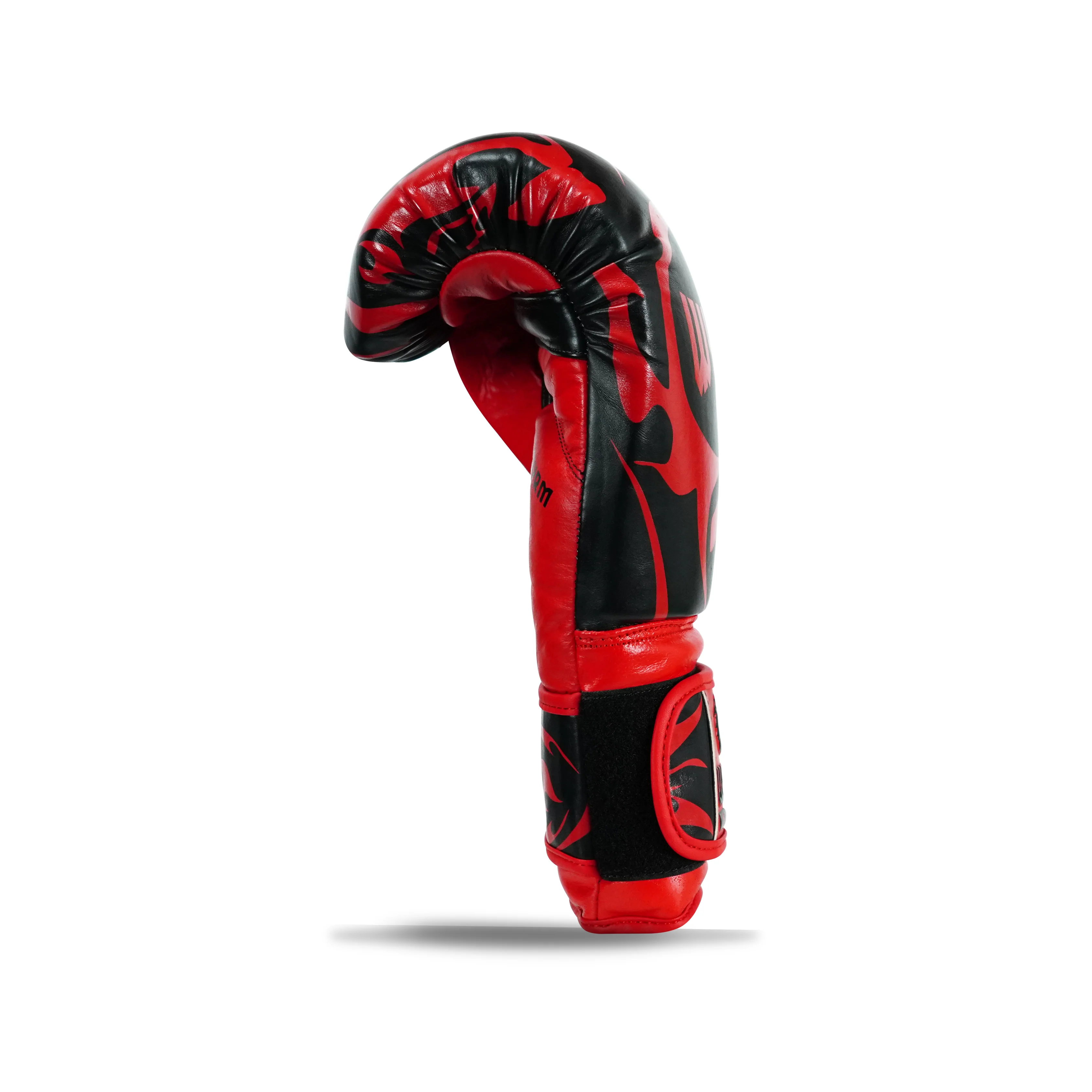 Canelo Black/Red Genuine Leather Boxing Gloves - Image 7