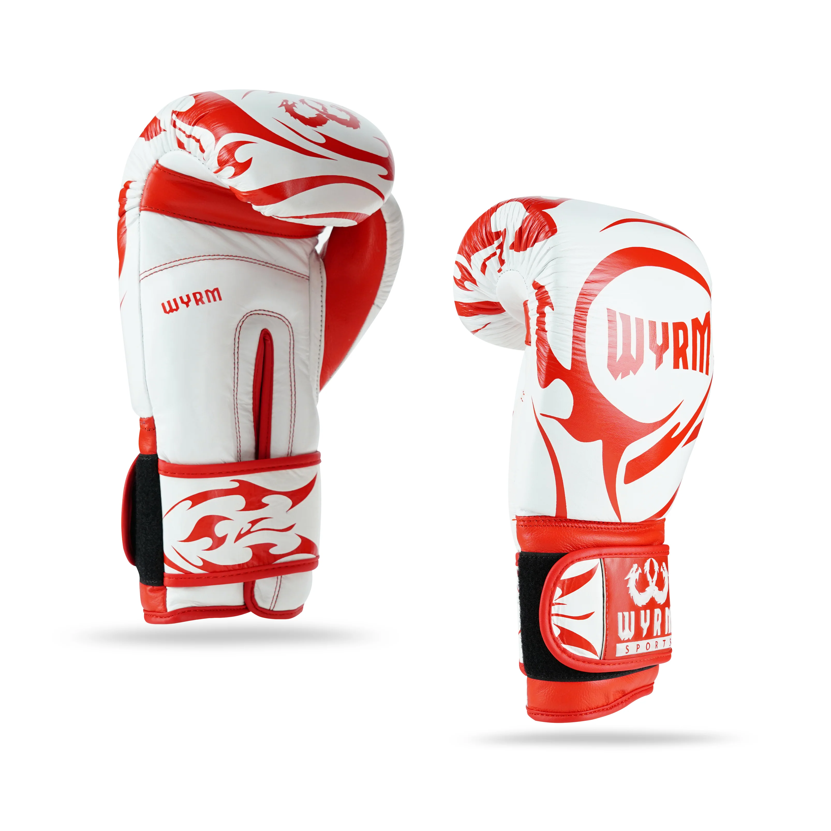 Canelo Red/White Genuine Leather Boxing Gloves - Image 5