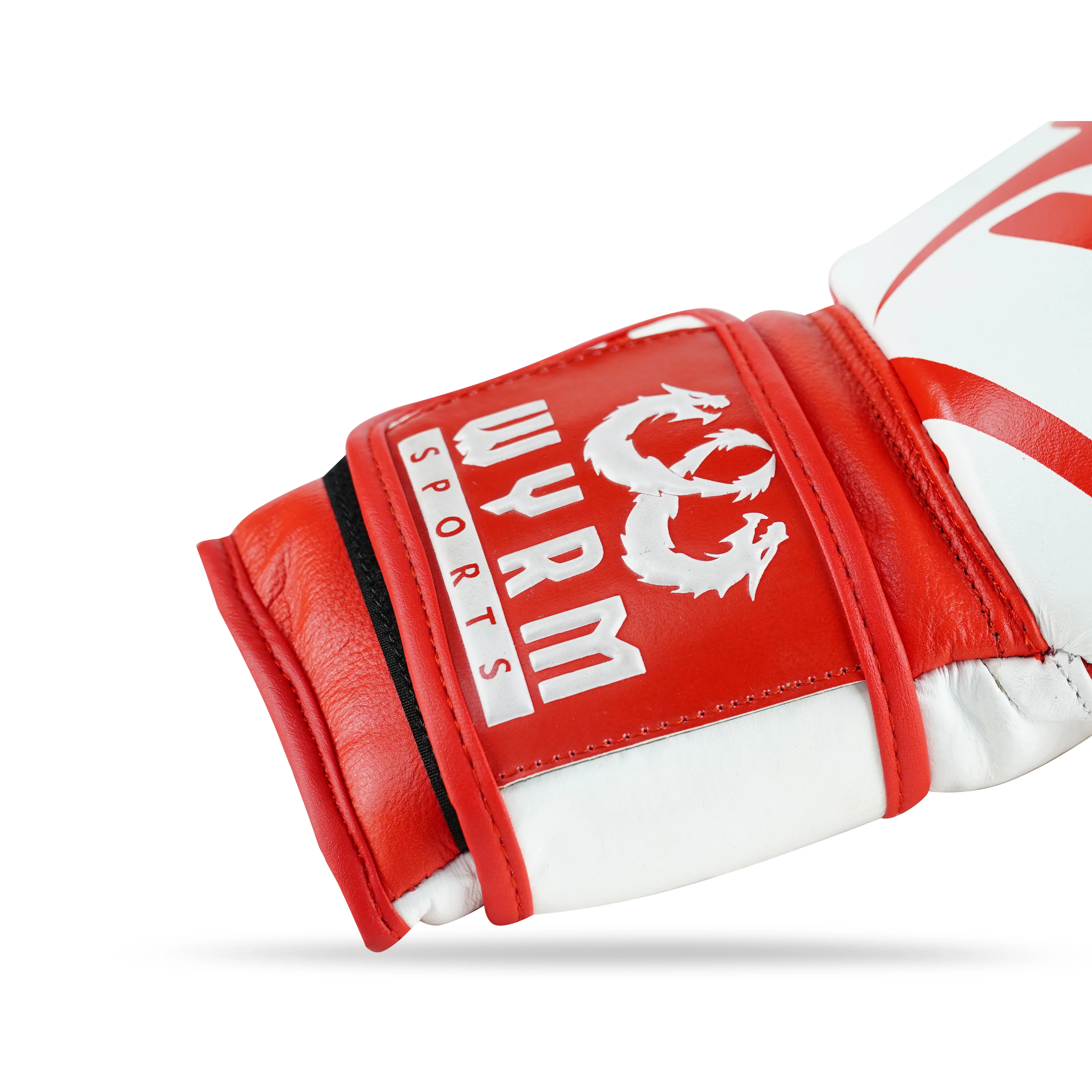 Canelo Red/White Genuine Leather Boxing Gloves - Image 7