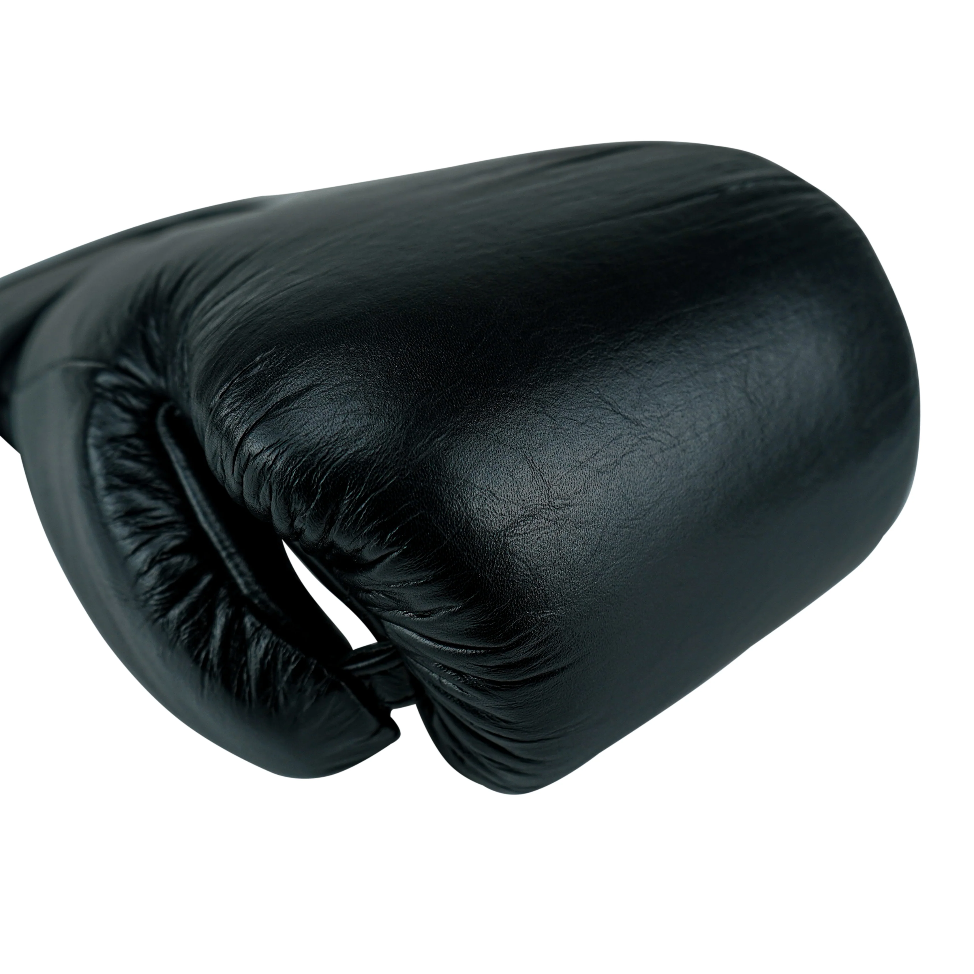 Custom Black Genuine Leather Boxing Training Gloves C31 - Image 12