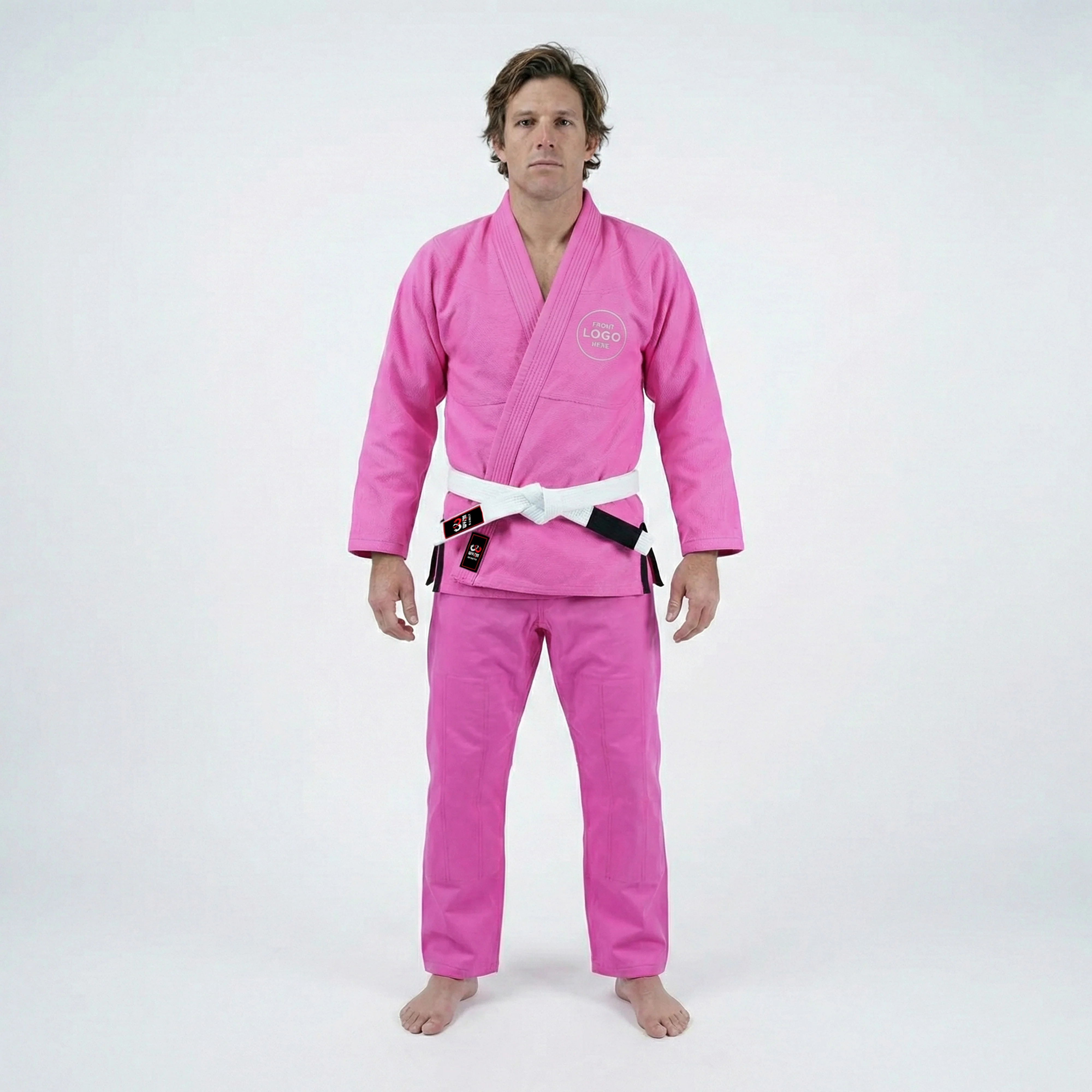 Custom Pink Brazilian Jiu Jitsu Gi - Image 2