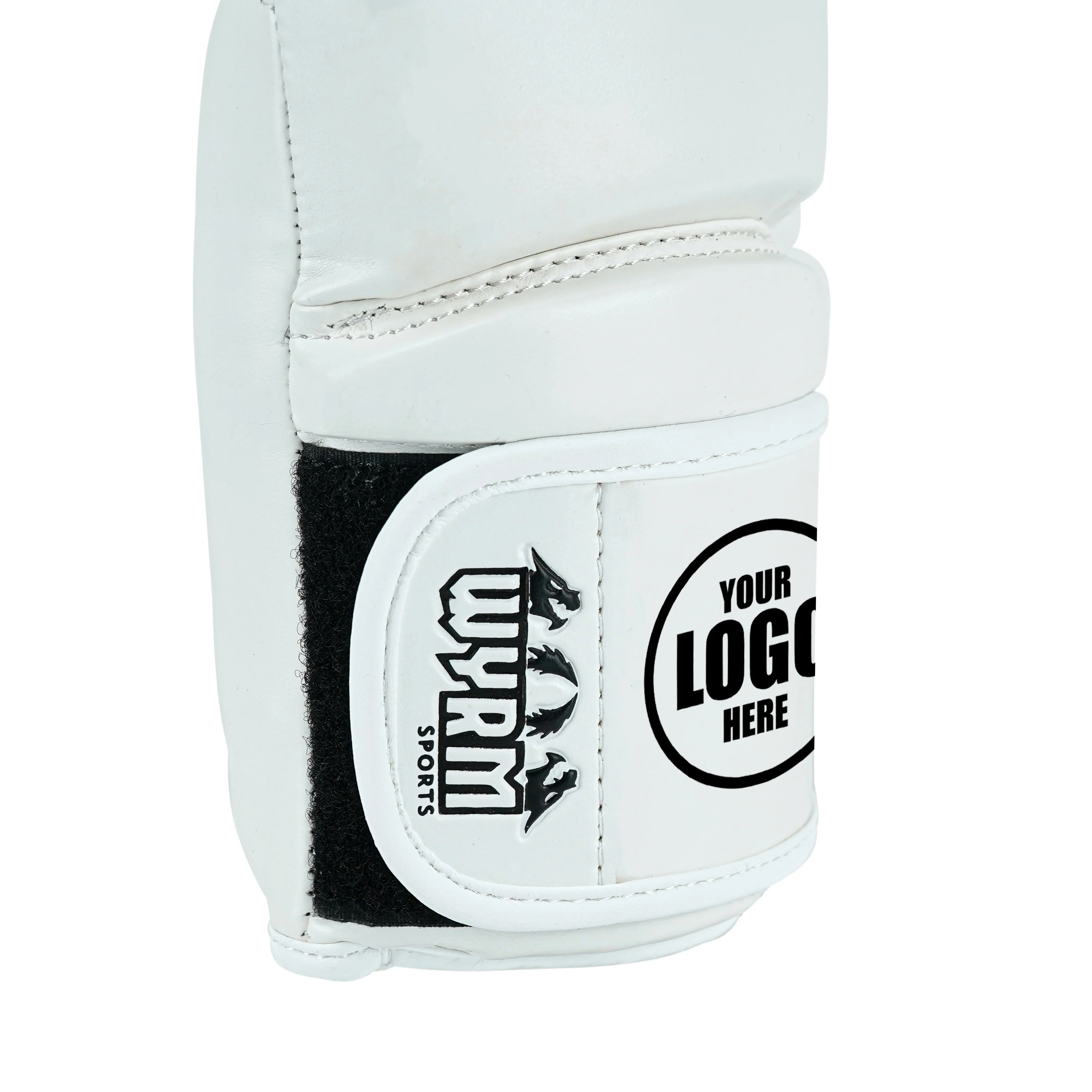 Custom White PU Leather Boxing Training Gloves C17 - Image 11