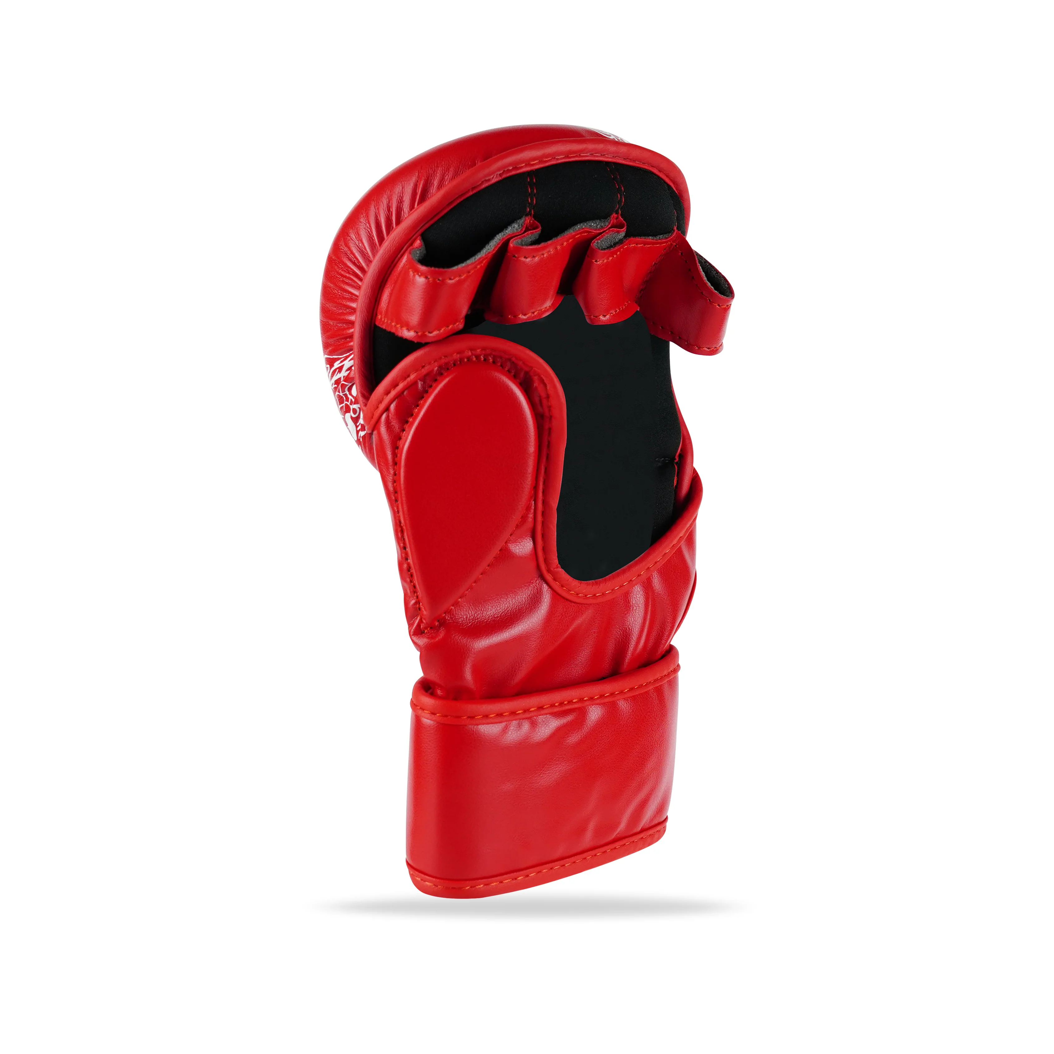 Dragon Red/White MMA Training Gloves - Image 3