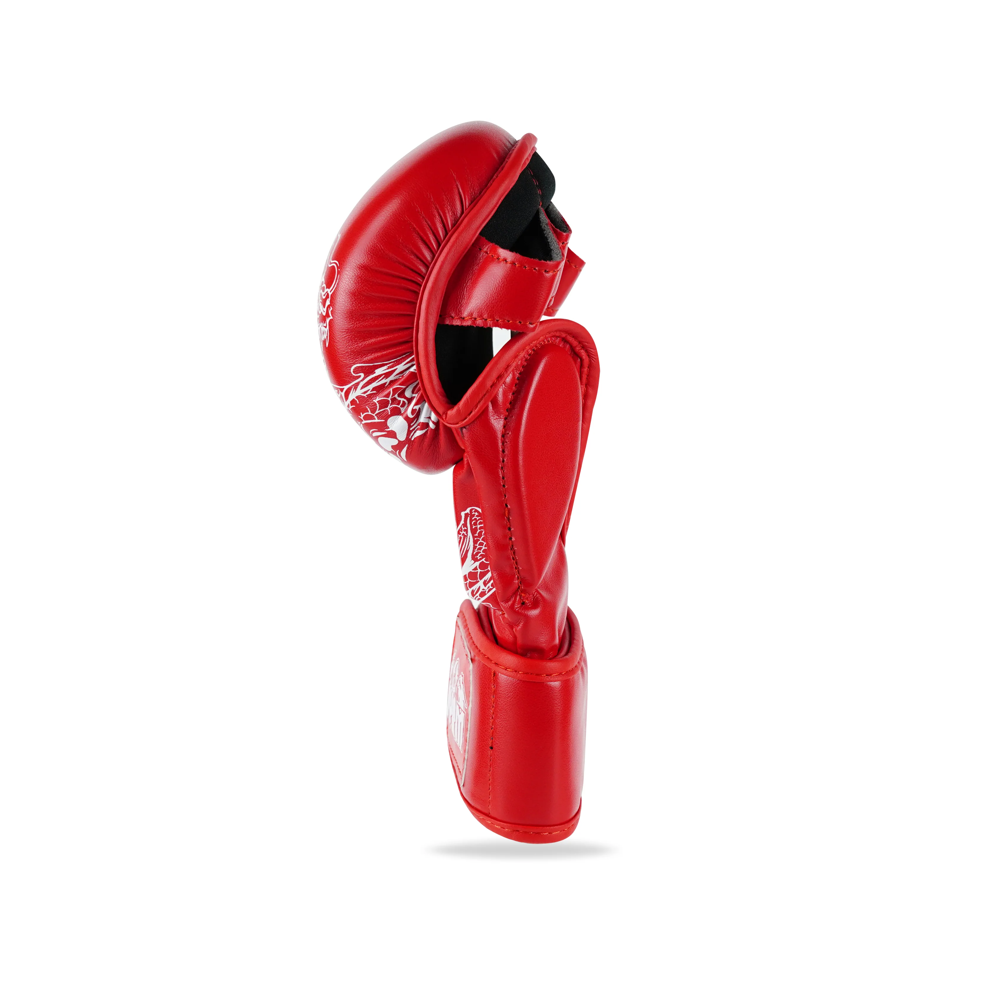 Dragon Red/White MMA Training Gloves - Image 5