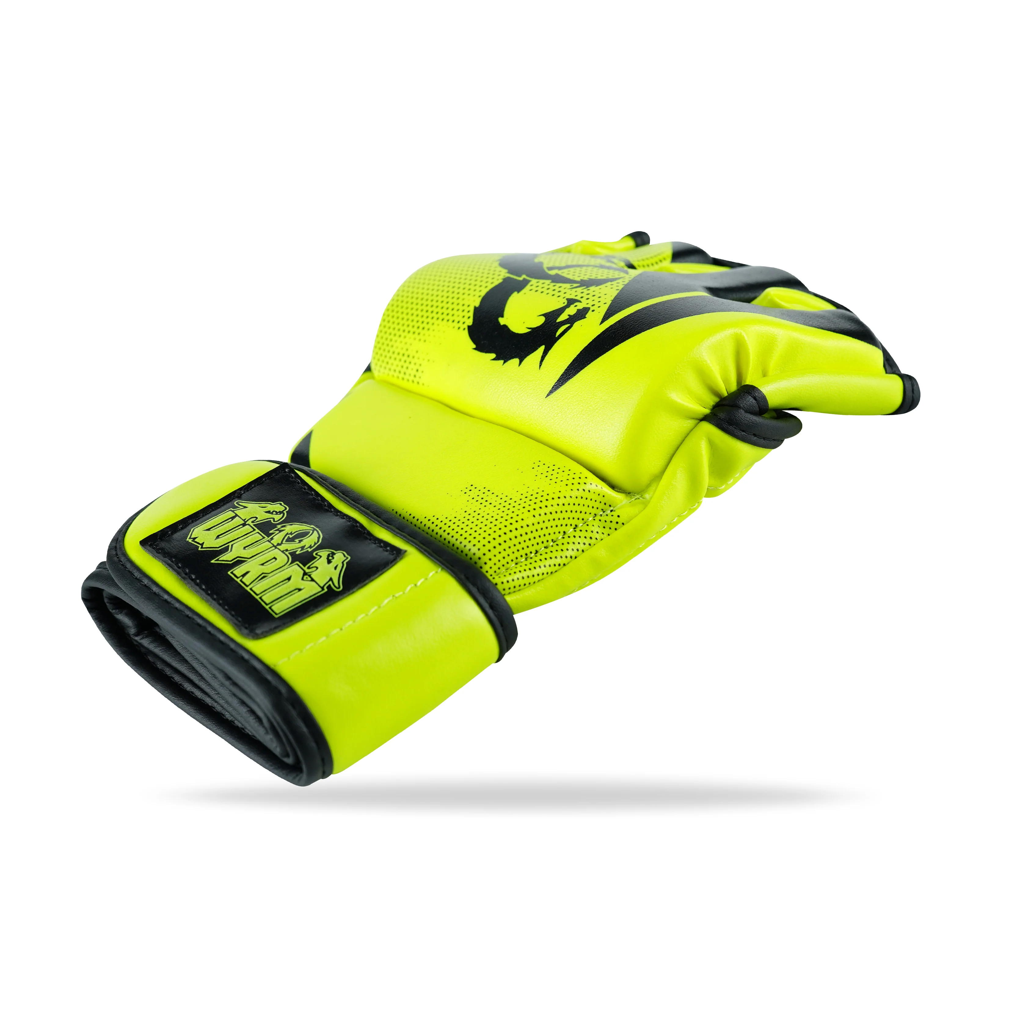 Krusher Yellow MMA Fight Gloves - Image 6