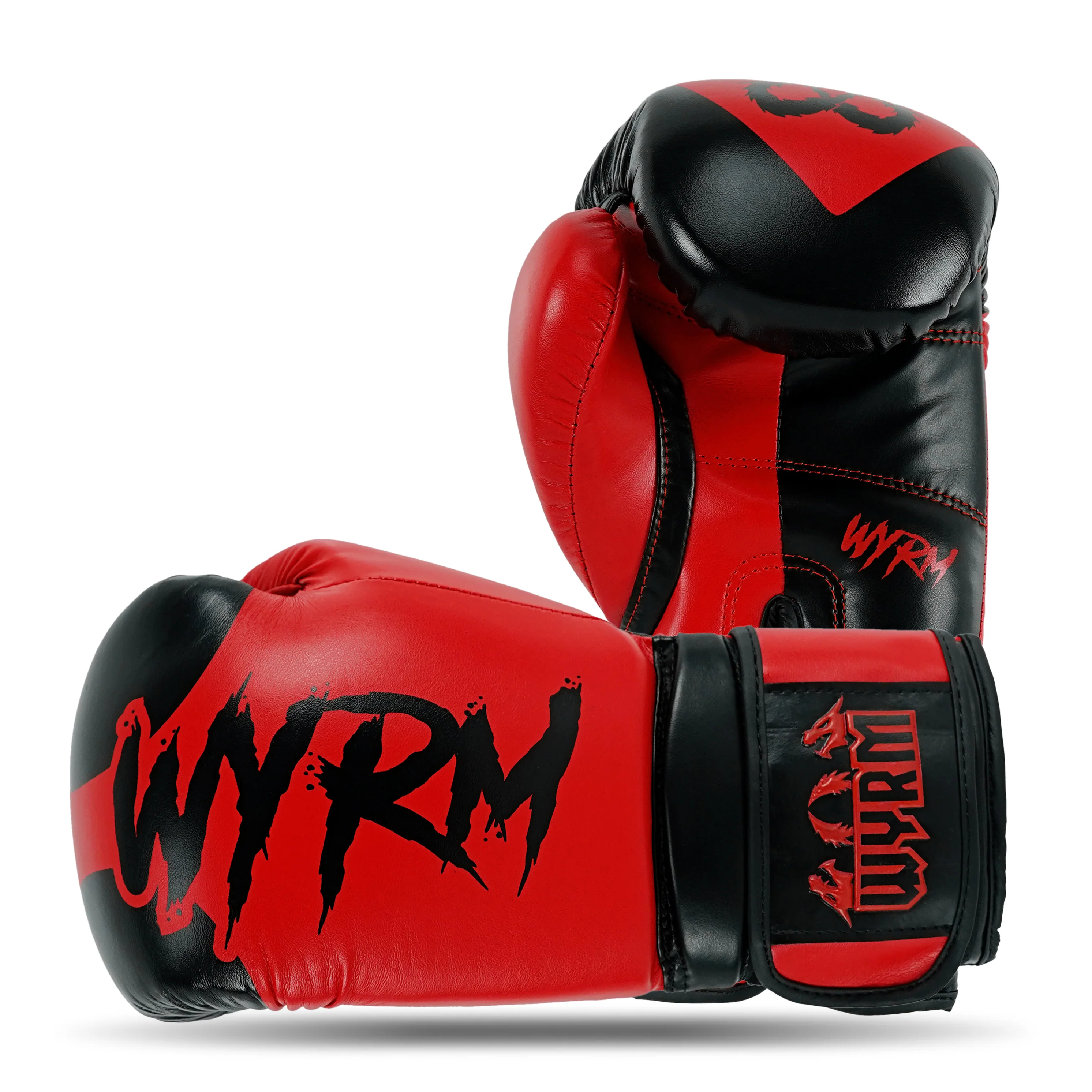 Matador Red/Black Leather Boxing Gloves - Image 3