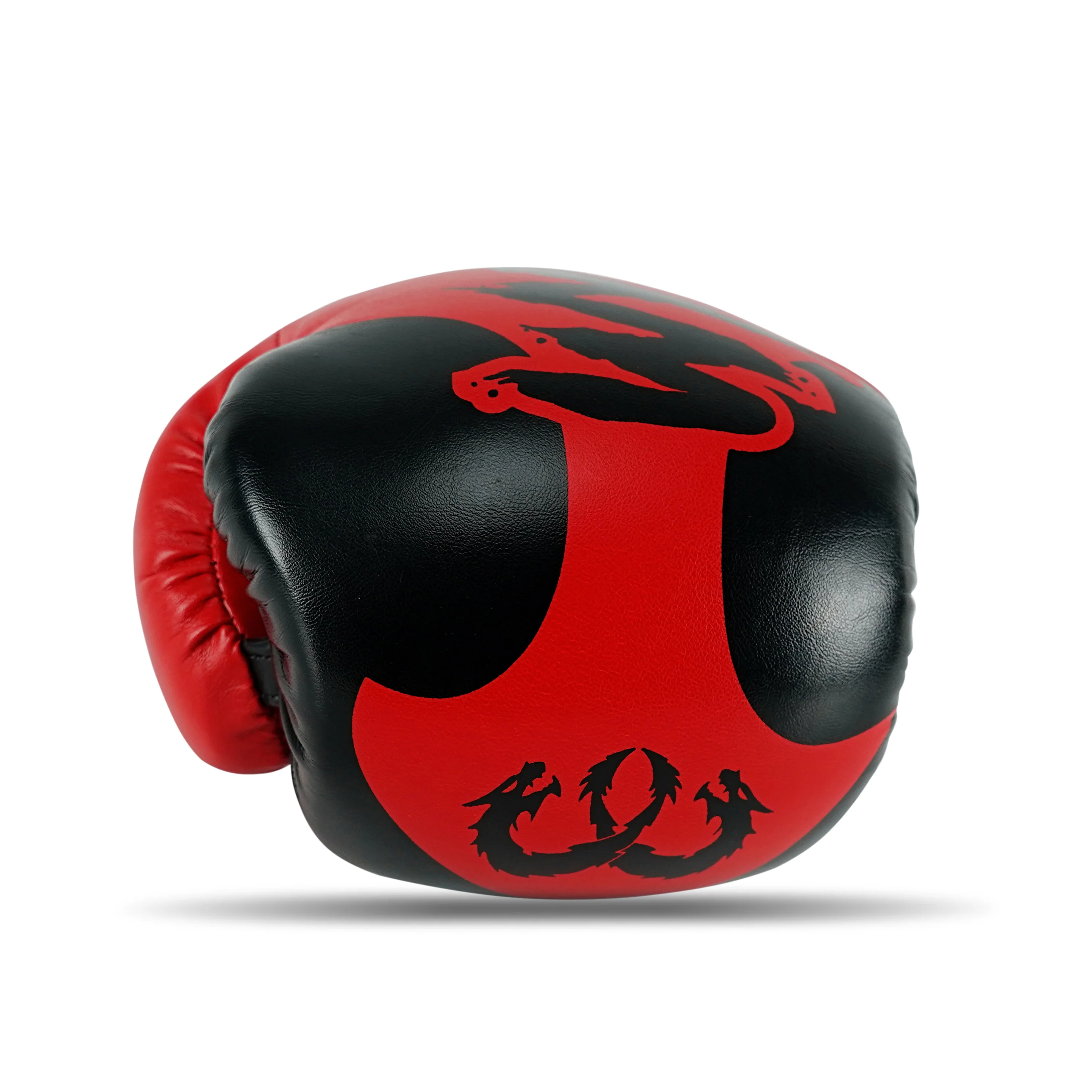 Matador Red/Black Leather Boxing Gloves - Image 6