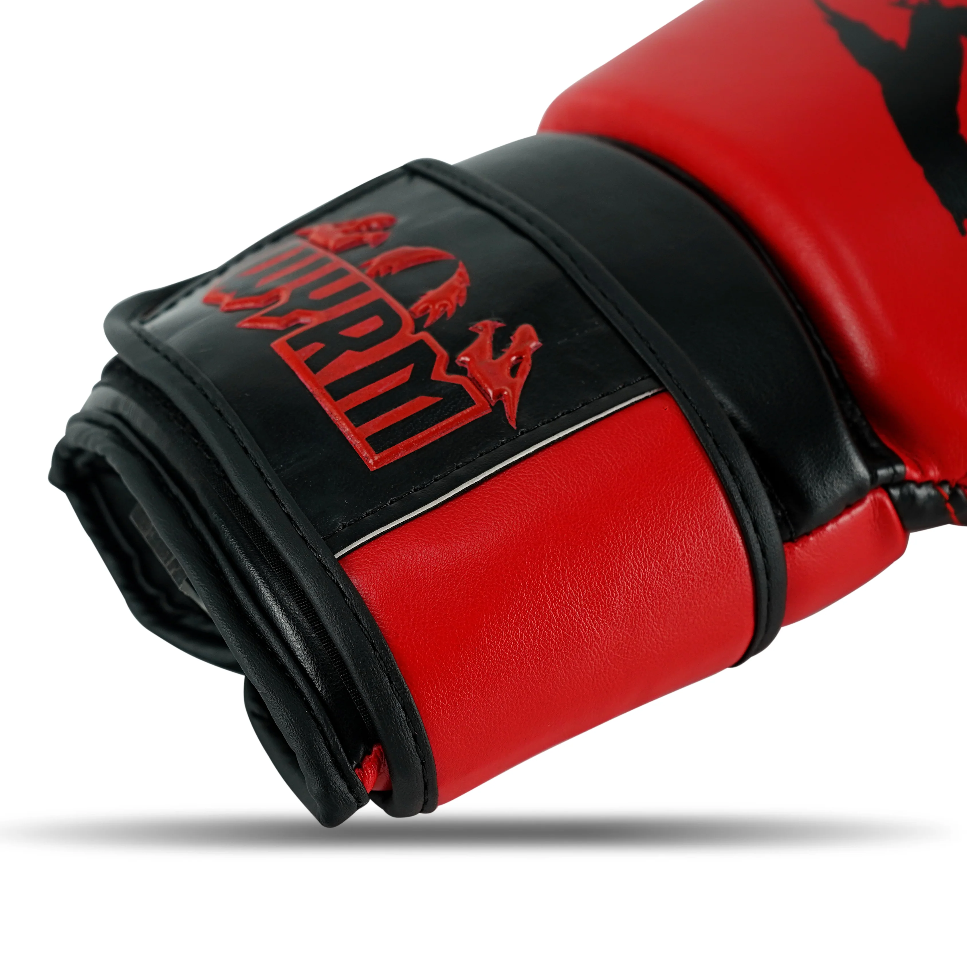 Matador Red/Black Leather Boxing Gloves - Image 7