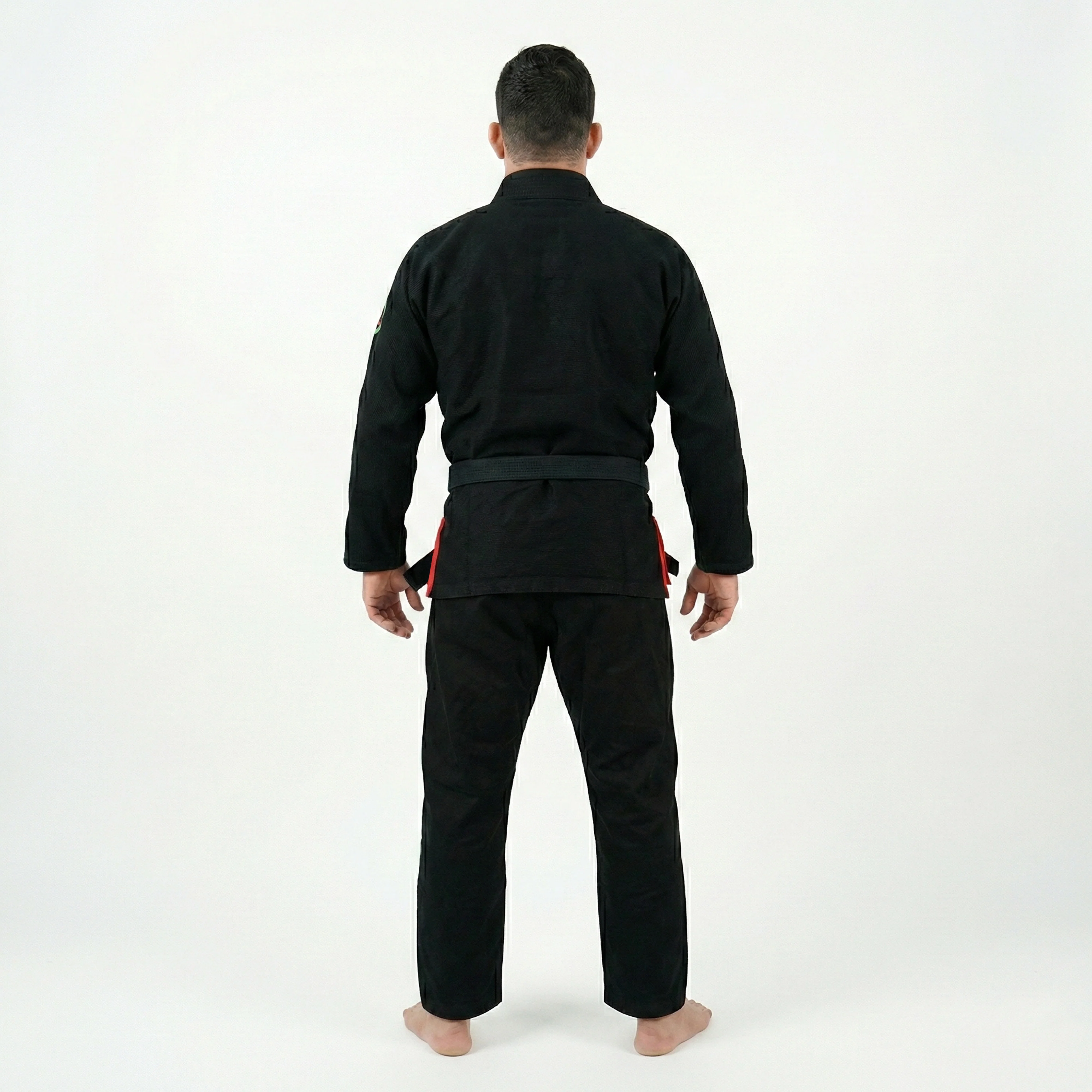 Mexican Black Brazilian Jiu Jitsu Gi With Built-in Rash Guard - Image 4
