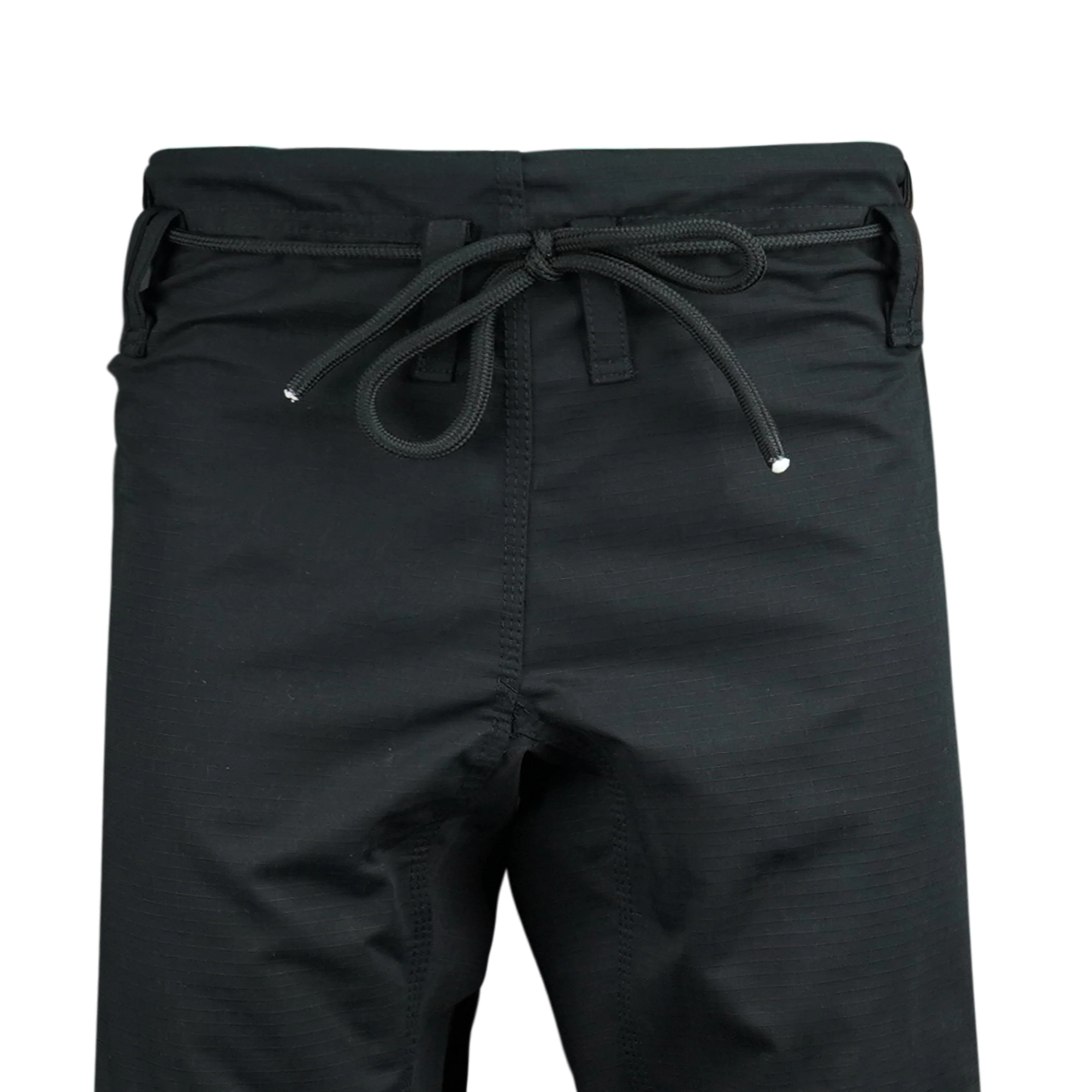Plain Black Brazilian Jiu-Jitsu Gi Pants Only - Image 2