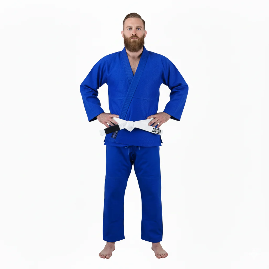 Plain Blue Brazilian Jiu Jitsu Gi - Image 3