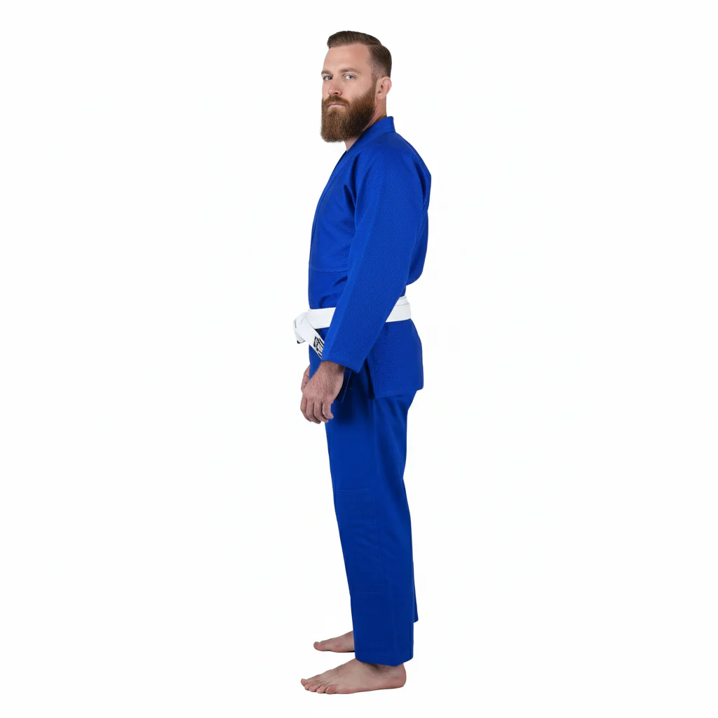 Plain Blue Brazilian Jiu Jitsu Gi - Image 4