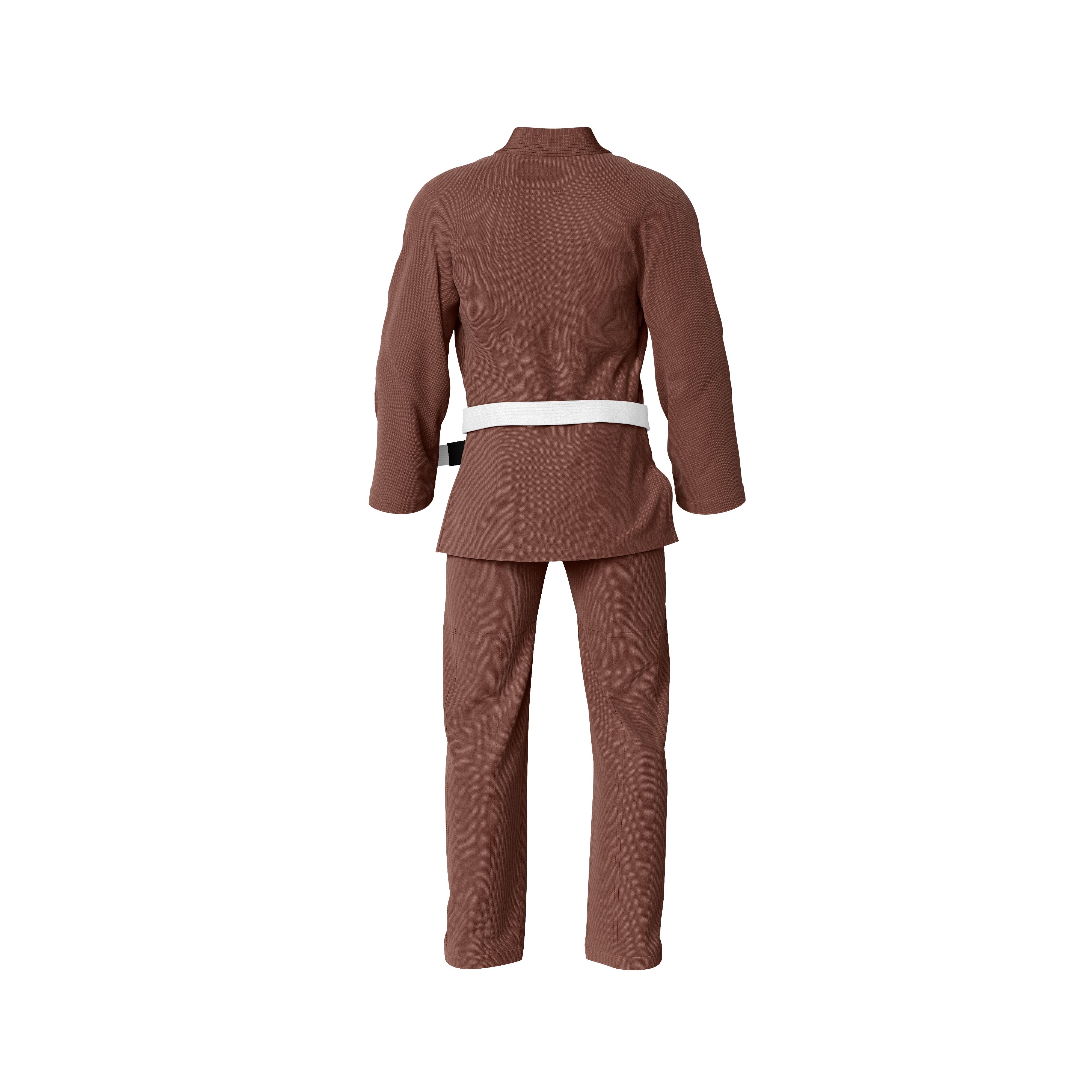 Plain Brown Brazilian Jiu Jitsu Gi - Image 5