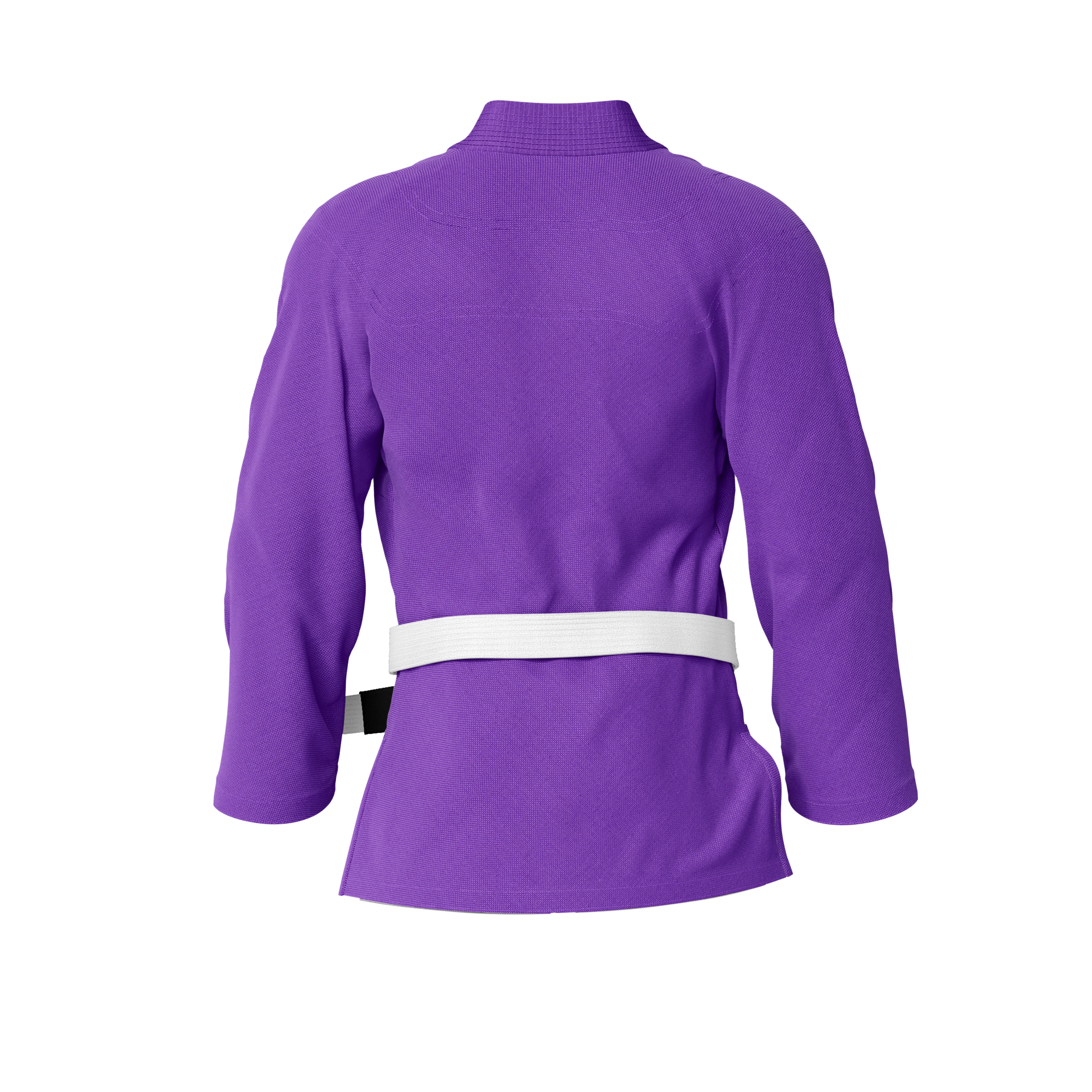 Plain Purple Brazilian Jiu-Jitsu Gi Jacket Only - Image 3