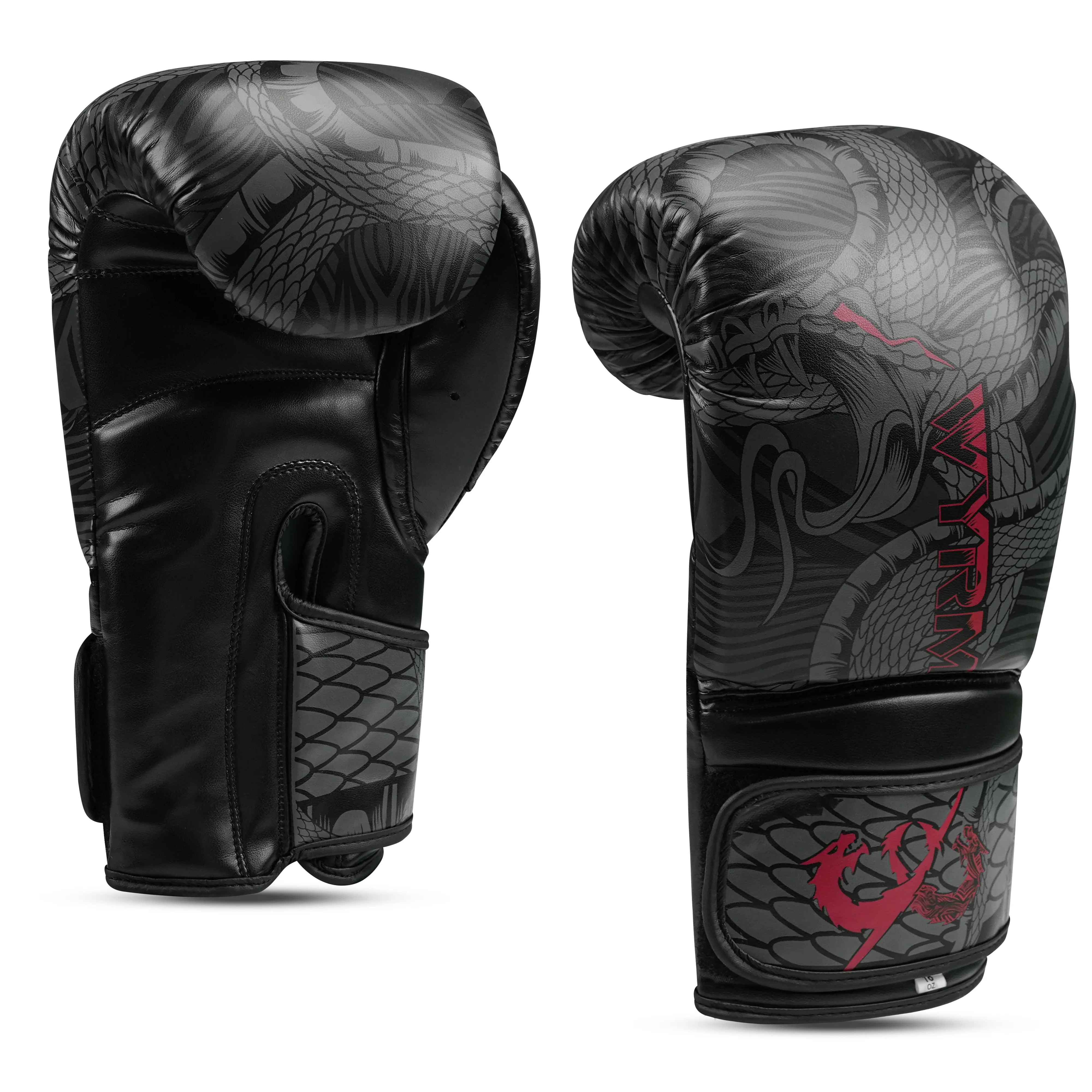 Serpent Strike Leather Boxing Gloves - Image 3