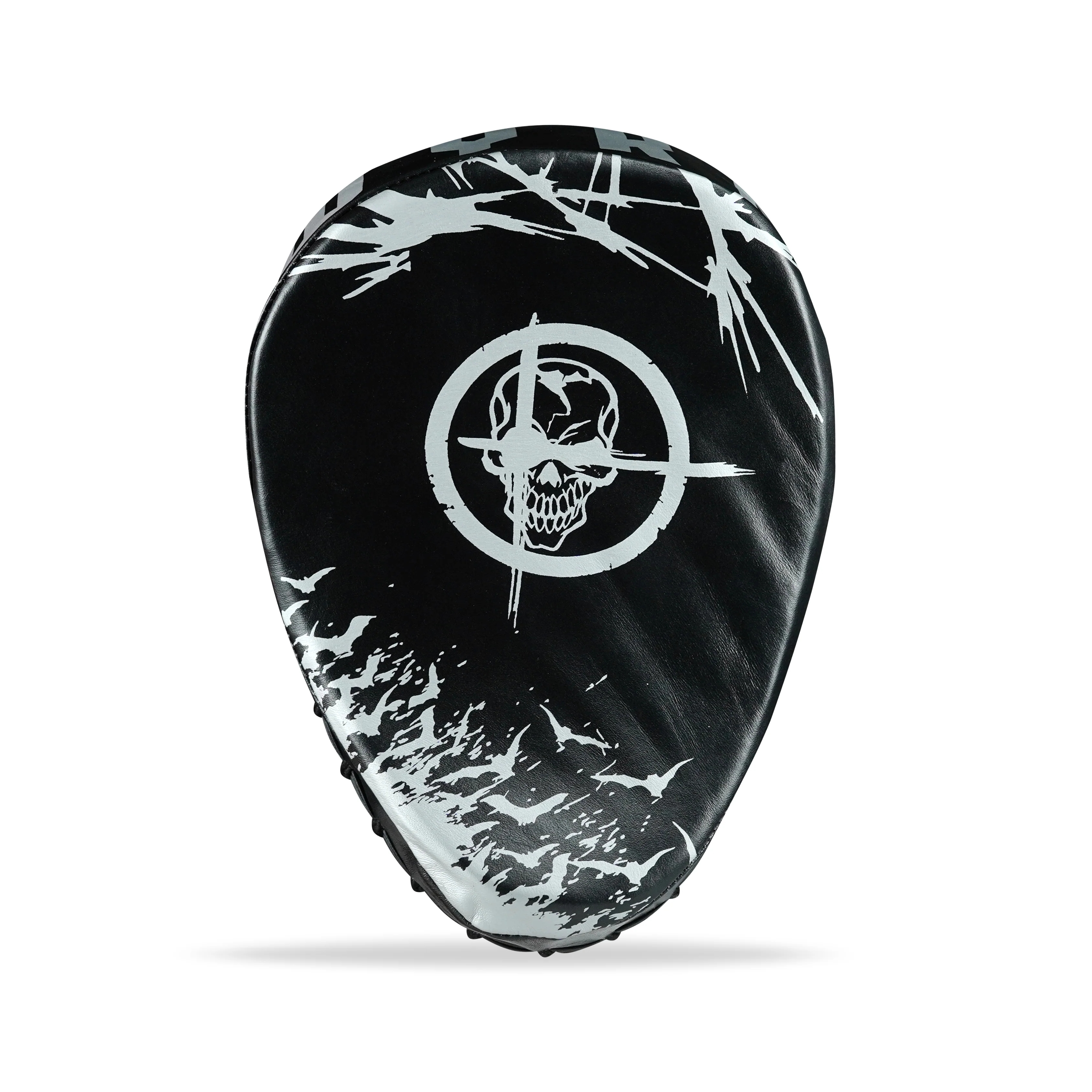 Skull Silver Genuine Leather Focus Pads - Image 2