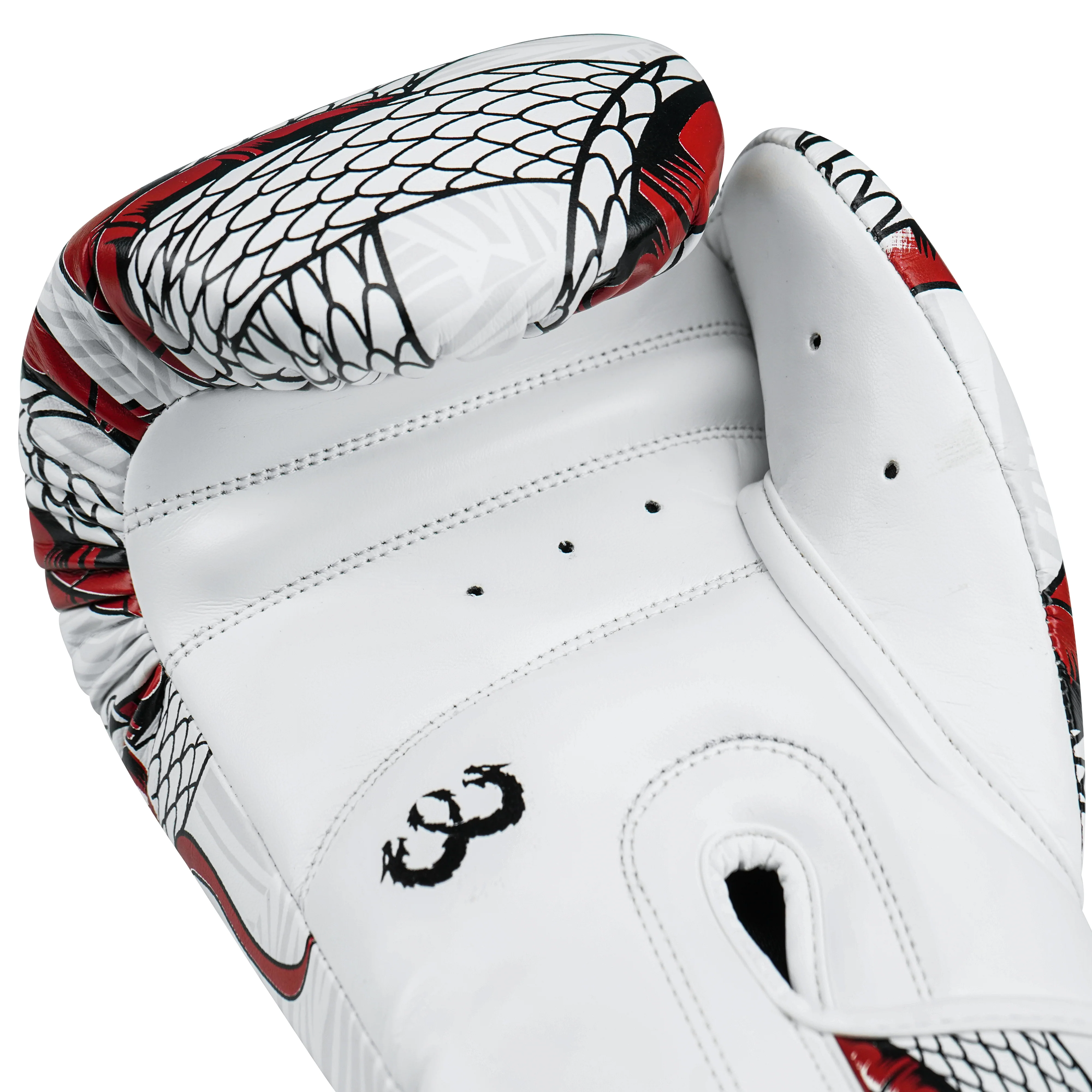 Viper Hook Leather Boxing Gloves - Image 3
