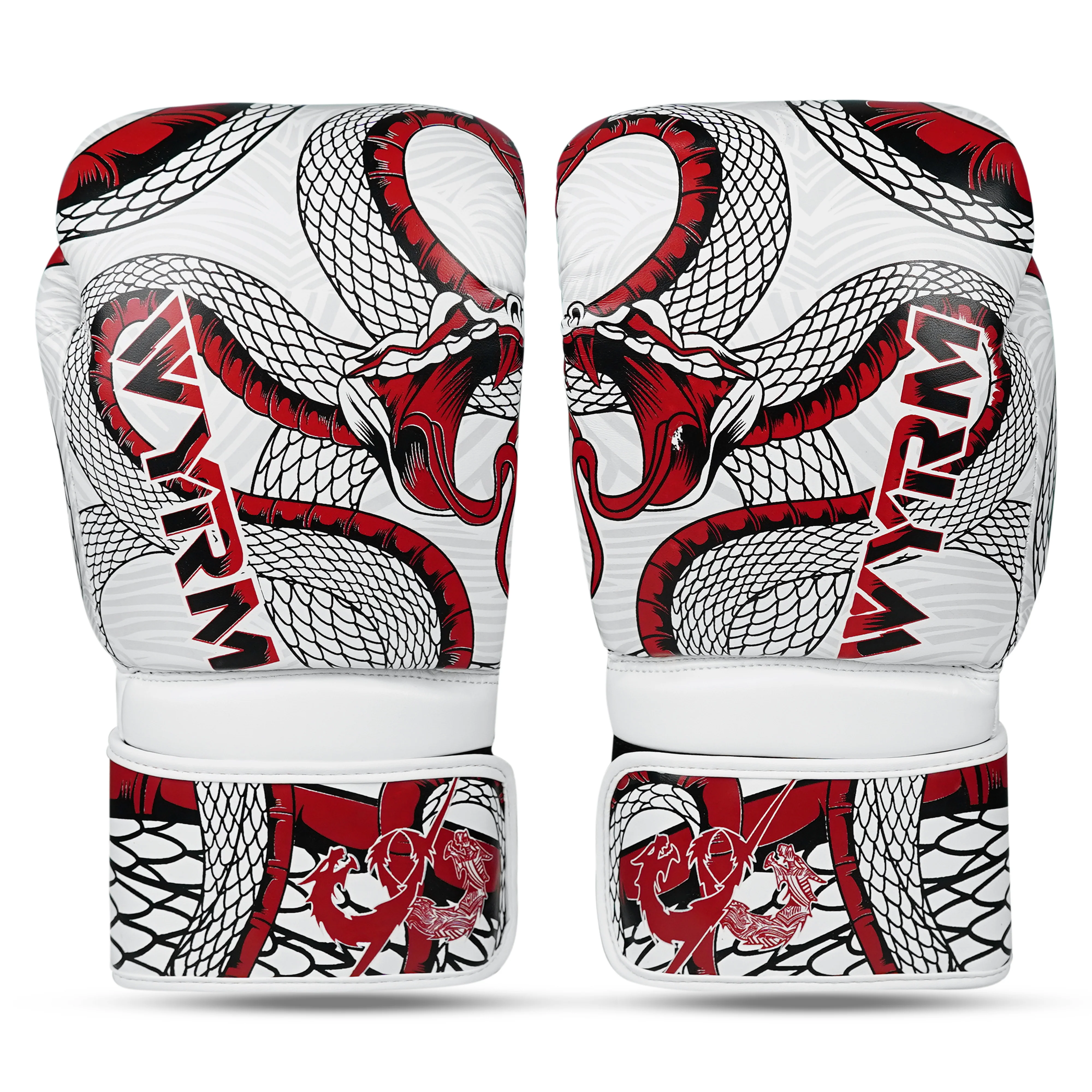 Viper Hook Leather Boxing Gloves - Image 6