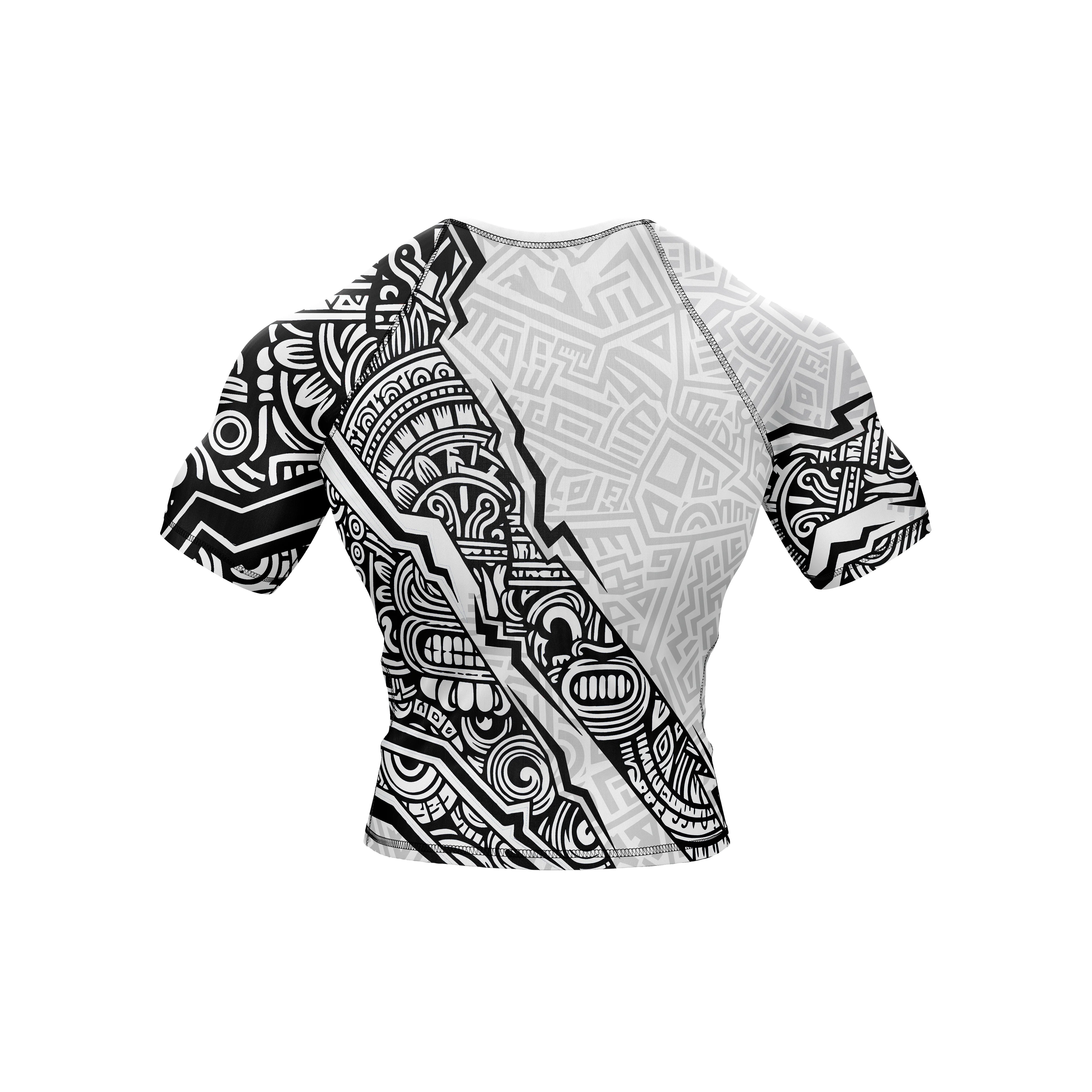 White Aztec Guard Compression Top - Image 6
