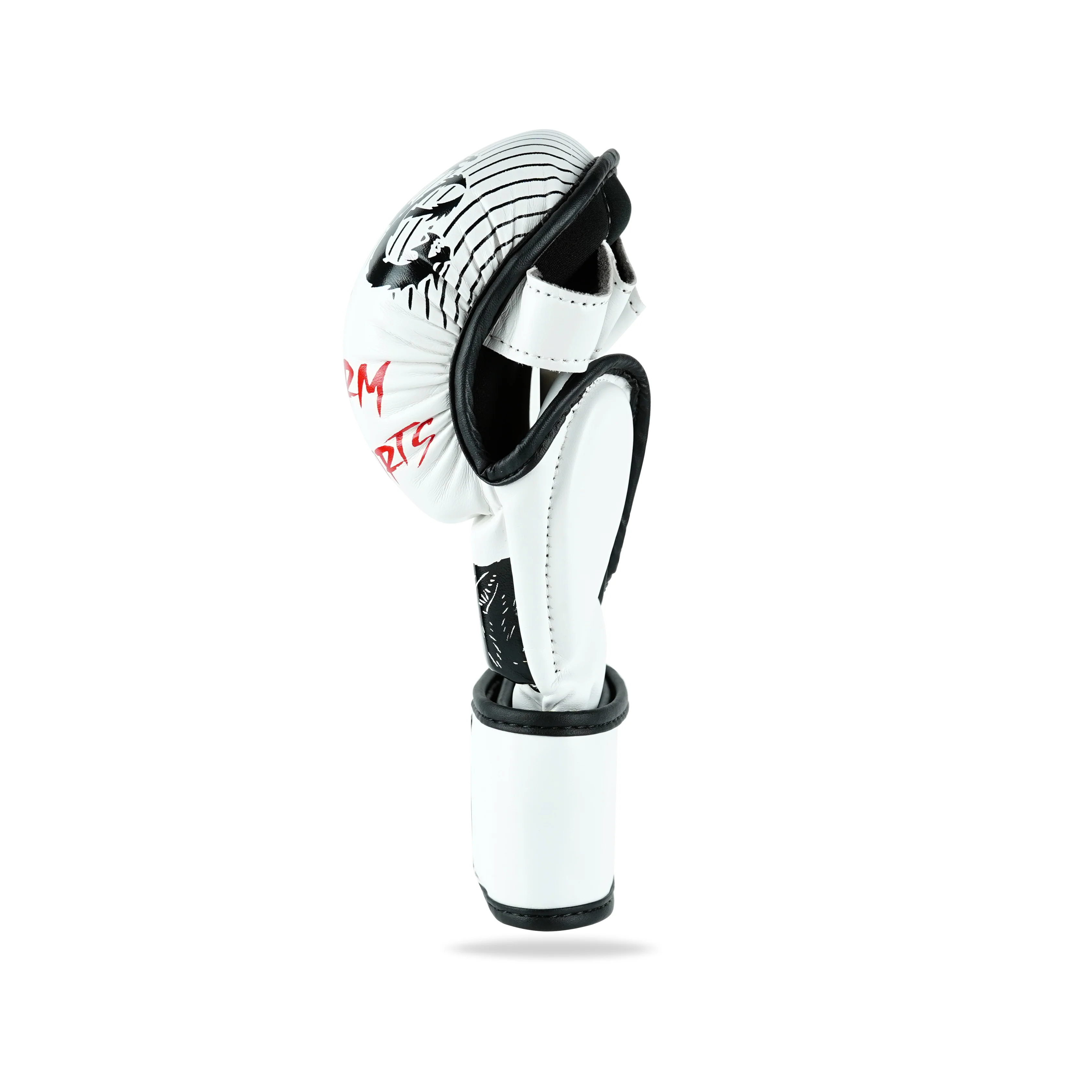 Wolf White MMA Training Gloves - Image 5