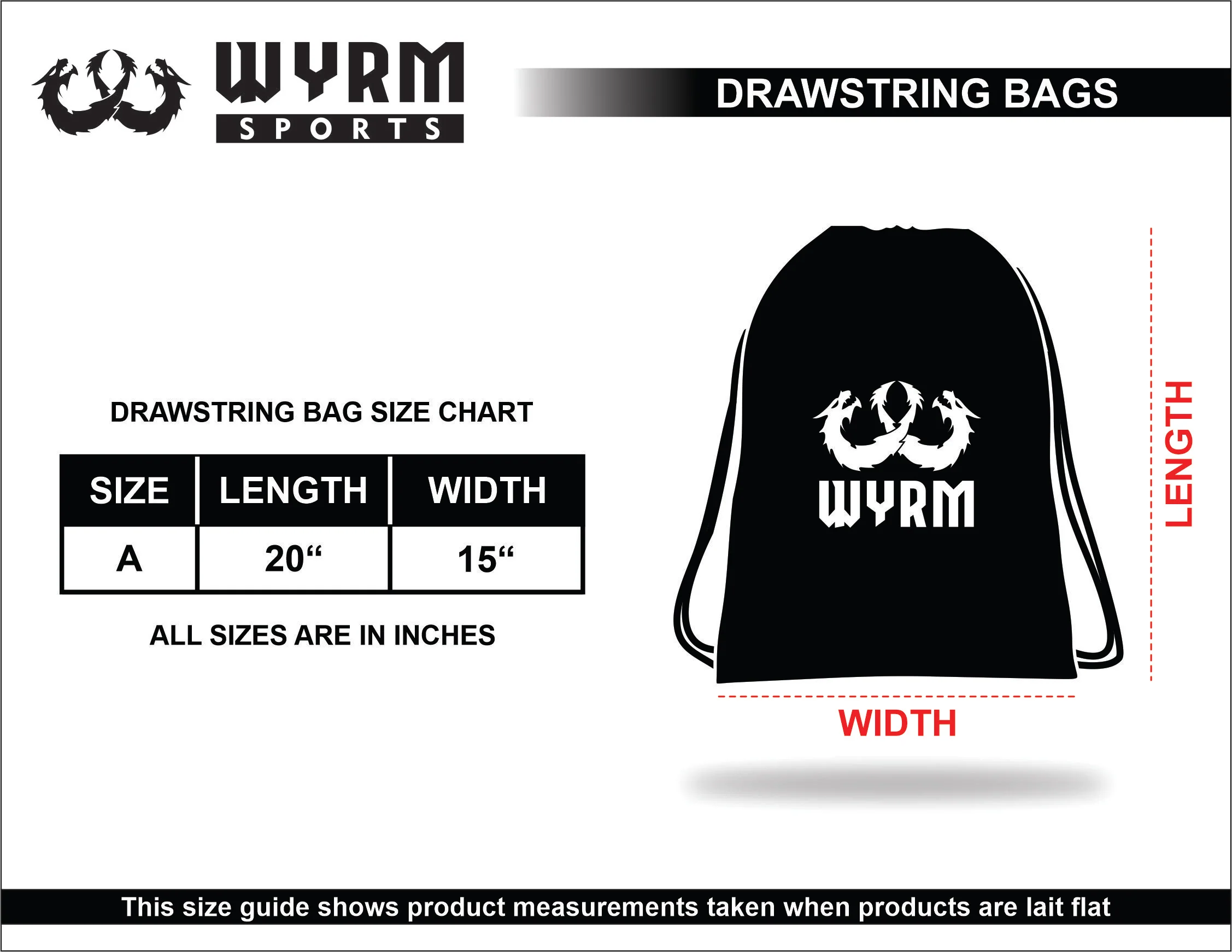 WYRM Basic Drawstring Backpack - Image 4