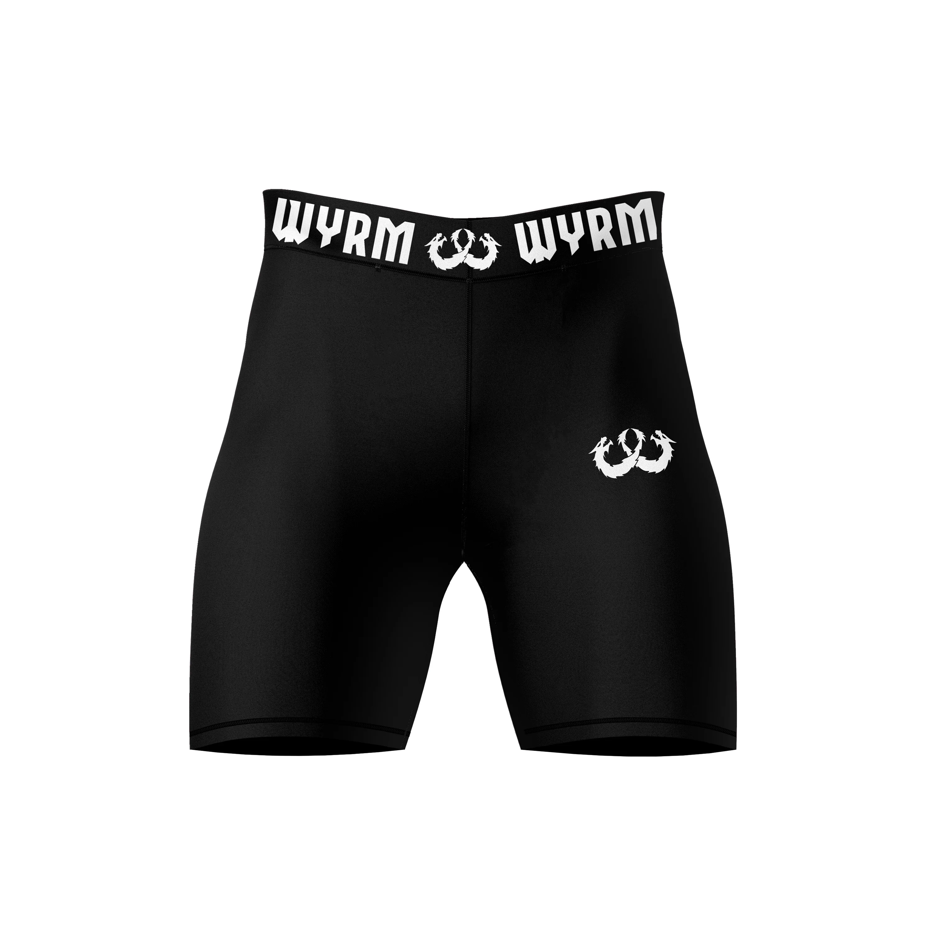 WYRM Basic Black Compression Shorts - Image 5
